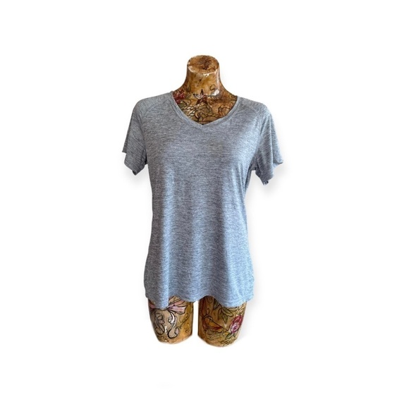 Danskin gray tshirt top XLarge casual athletic attire - Picture 1 of 7